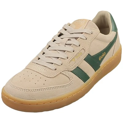 Gola Hawk 86 Womens Fashion Trainers in Bone Green - 5 UK