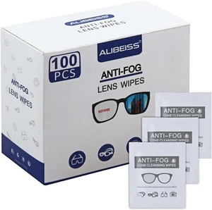 Anti-Beschlag Linsentücher vorbefeuchtete Tücher, 6 Zoll 6x5 Zoll (100er Pack) - Bild 1 von 4