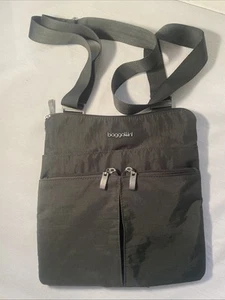 Baggallini Horizon Crossbody Bag Purse  Charcoal Gray Green Color - Picture 1 of 10