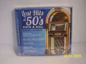 Lost Hits of the 50's Rock & Roll (2 CDs 2017)  - New SEALED - Picture 1 of 2