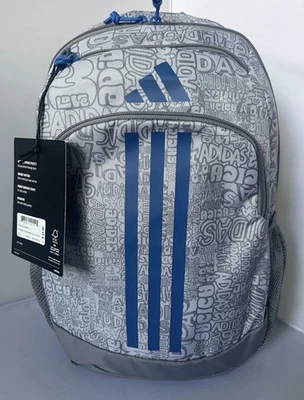 Mochila Adidas BTS Originator unissex pedra cinza azul real nova - Imagem 1 de 2