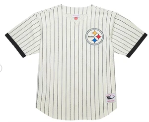 Pittsburgh Steelers Mitchell & Ness Final Seconds Vintage Logo Mesh ButtonUp 3XL - Bild 1 von 11