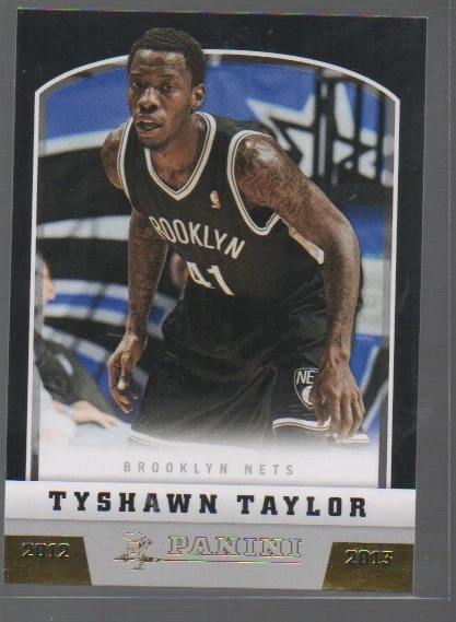 TYSHAWN TAYLOR 2012-13 PANINI GOLD KNIGHT PARALLEL ROOKIE CARD #240 - Image 1 of 1