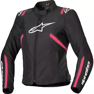 Damen Motorrad Jacke DS - Alpinestars Stella T-SPS V2 WP - schwarz-weiß-pink - Bild 1 von 3
