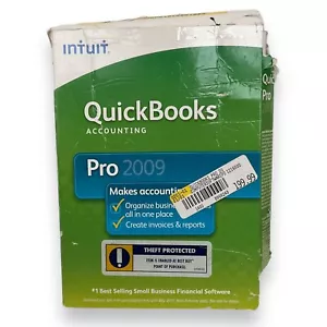 Intuit QuickBooks Pro 2009 Accounting Taxes Office Software - Picture 1 of 10
