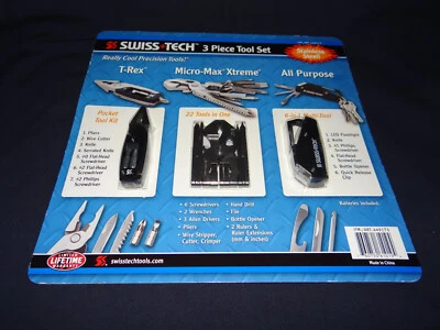 Precision Tool Set - 3 Piece Tool Set by Swiss+Tech - Image 1 of 4