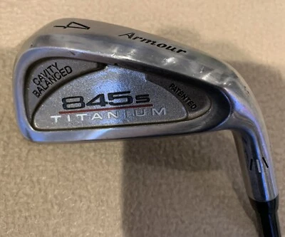 Club de golf Tommy Armour 845S titanio rígido flexible varilla de grafito diestro para hombre 4 hierro Foto 1 de 4