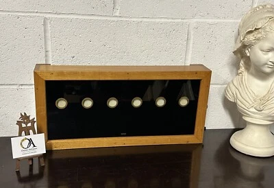 Tablero de campana antiguo de madera para sirvientes de roble/indicador de llamada para mayordomos/c1920 de caballeros Foto 1 de 4