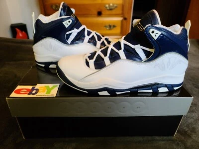 JORDAN OLYMPIA 2008 WHT/MTLLC SLVR-MDNIGHT NVY-MTLL 323096 102 NUEVO STOCK MUERTO  Foto 1 de 4