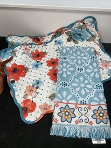 The Pioneer Frau gesteppt wendbar Vintage Blüte Tischsets Handtuch 3er Set - Bild 1 von 7