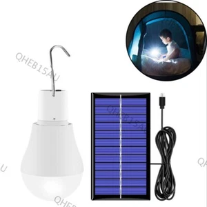 Portable LED Lamp Solar Energy Light Panel Bulb Outdoor Camping Tent Fishing 22H - Picture 1 of 8