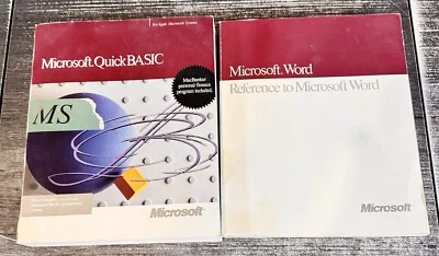 Apple Microsoft Quick Basic for Apple Macintosh Software Books & Reference Word￼ - Изображение 1 из 4