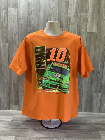 Chase Authentics NASCAR Danica Patrick Number 10 Go Daddy Orange T Shirt XL Cover