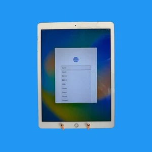 Apple iPad Pro 12.9 1ª Generación 128 GB Wi-Fi + 4G A1652 Gris Pantalla agrietada Funciona - Imagen 1 de 24