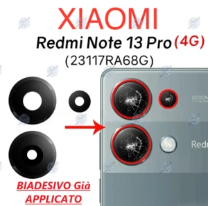 VETRINO VETRO FOTOCAMERA CAMERA POSTERIORE x XIAOMI REDMI NOTE 13 PRO (4G) +BIAD - Foto 1 di 1
