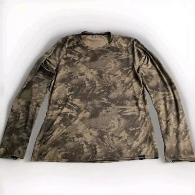 Patagonia Mens Camo Shirt Size M Long Sleeve Hunting Fishing Outdoors Army VGC — 第 1/4 张图片