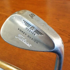 Cuña de acero Titleist Vokey Design BV 260 04 60° tiene golpes, pero funciona bien RH - Imagen 1 de 7