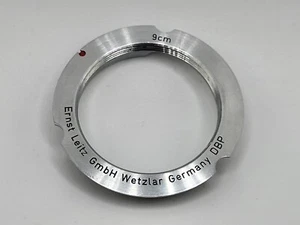 Anello convertitore adattatore Leica Leitz 9 cm Wetzlar Germania attacco a vite - Foto 1 di 4