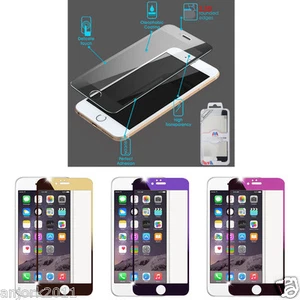 Electroplating 9H Hardness Tempered Glass Screen Protector for iPhone 6 / 6 Plus - Picture 1 of 13