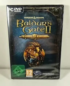Baldur's Gate II Edición Mejorada PC DVD Muy Raro Nuevo Sellado Edición Alemana - Imagen 1 de 7