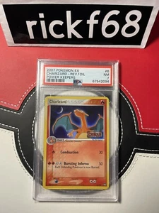 Pokémon Ex Power Keepers 6 Charizard 2007 lámina inversa PSA 7 - Imagen 1 de 2
