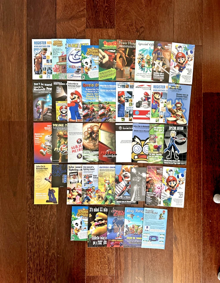 Nintendo GameCube Video Games Inserts *Pick and Choose* - Image 1 of 1