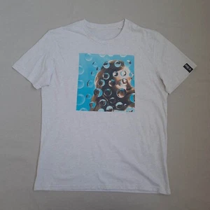 New Rea Garvey Free Like The Ocean Mens Organic Cotton T-Shirt Size M / L White - Picture 1 of 16