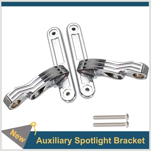 Soportes de luces auxiliares de señales de giro para Harley Touring FLHX FLHT FLHTK - Imagen 1 de 10