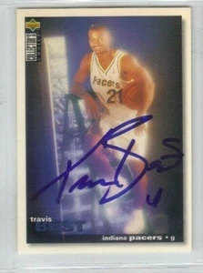 Travis Best Indiana Pacers SIGNED AUTOGRAPHED 1995 Upper Deck CC ROOKIE Card 319 - Picture 1 of 2