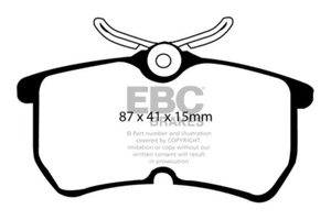 Pastillas de freno traseras EBC Greenstuff para Ford Fiesta Mk6 2.0 ST150 (2004 > 08) - Imagen 1 de 1