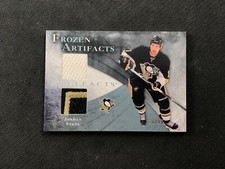 2010-11 UPPER DECK ARTIFACTS JORDAN STAAL FROZEN JERSEY PATCH BLUE #ed 28/50