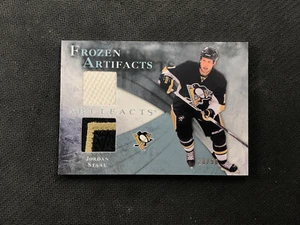 2010-11 UPPER DECK ARTIFACTS JORDAN STAAL FROZEN JERSEY PATCH BLUE #ed 28/50 - Picture 1 of 2