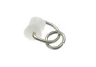 NEW 100 X Curtain Track Glider Closed Eye Hook With Nylon Twin Runner - Onestopd