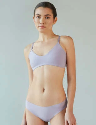 CLEARANCE - Commando Butter Mid-Rise Thong in Lilac - S, M, L, XL - Image 1 of 4