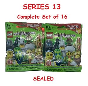 Lego Minifigures Series 13 (71008) Complete Set of 16 Figures - Factory Sealed