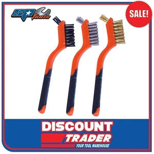 SP Tools 3 Piece Mini Brush Set - 180mm - SP30890 - Picture 1 of 2