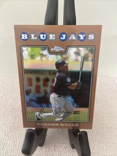 2008 Topps Chrome GOLD REFRACTOR #139  VERNON WELLS #D to 599 Jays