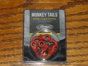 Mathews Custom Accessories String Damping Accessories - Red Monkey Tails -4 Pack - Picture 1 of 1