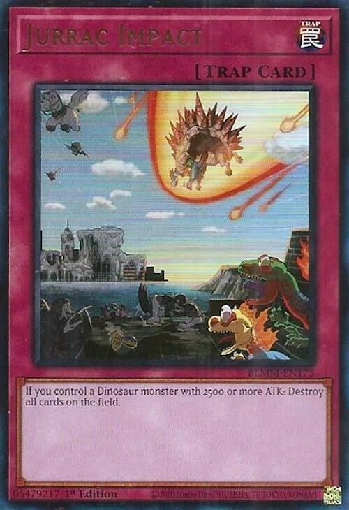 3 x Jurrac Impact (BLMM-EN175) - Ultra Rare - 1st Edition - Image 1 of 1