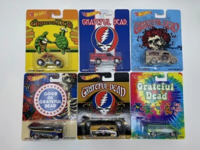 Hot Wheels Grateful Dead (Pop Culture 2014, Complete Set of 6) Very Hard To Find - Image 1 of 3