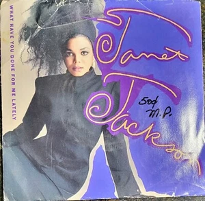 Janet Jackson-What Have You Done For Me Lately/He Doesn't Know I'm Alive 1986 - Picture 1 of 4