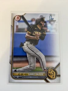 James Wood 2022 Bowman, 1st Bowman Card# BP-108 Padres - Picture 1 of 1