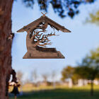 DIY Wooden Bird Feeder Nest for Garden Decoration