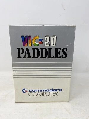 Vintage Paddle Controllers For Commodore Atari VIC-20 Computer Video Games Open - Image 1 of 4