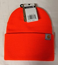 Оранжевые мужские шапки Carhartt Beanie 