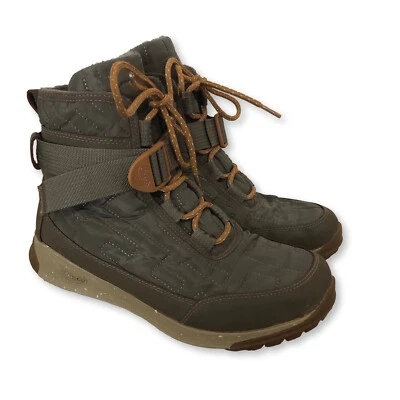 Chaco Women Borealis Quilted Waterproof Snow Boots Morel Brown Size 8 Gorpcore - Image 1 of 4