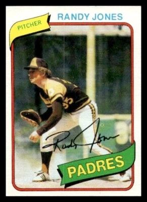 1980 Topps #305 Randy Jones San Diego Padres Baseball card - Image 1 of 2