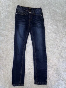 Hudson girls sz. 10 darker wash jeans. Great stretch, comfortable, cute - Picture 1 of 10