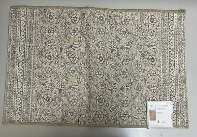 allen + roth 1ft 11in x 3 ft Indoor Floral/Botanical Accent Rug - Image 1 of 3