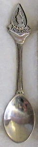 #803) PEWTER TEA SPOON THAILAND SIAM COUNTRY SOUTHEASTERN ASIA INDOCHINESE PENIN - Picture 1 of 2